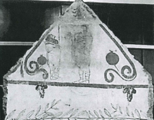 Fresco from Tomb 53, now in the National Archaeological Museum of Paestum